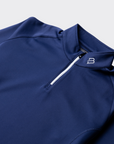 Quarter Zipper Navy