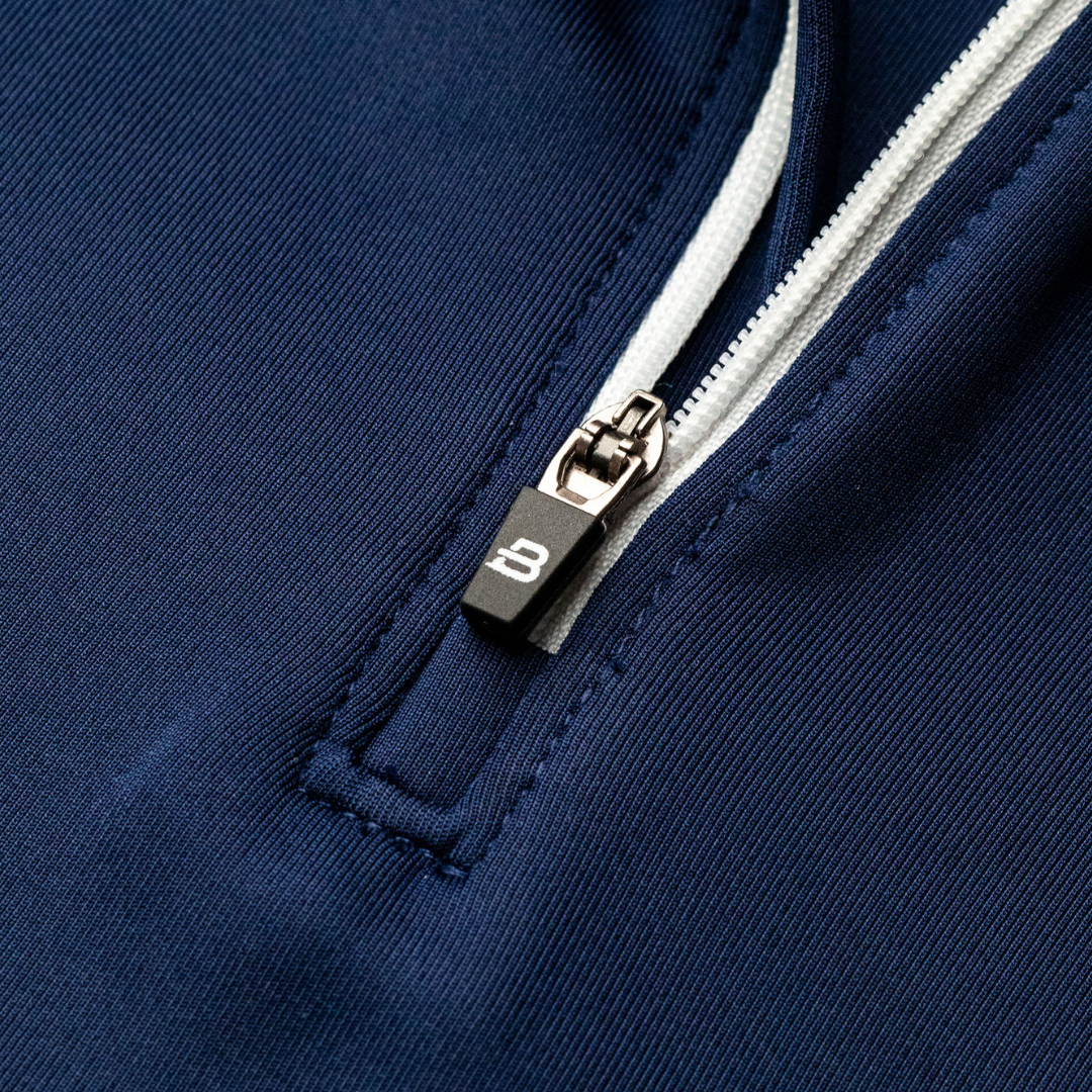 Quarter Zipper Navy